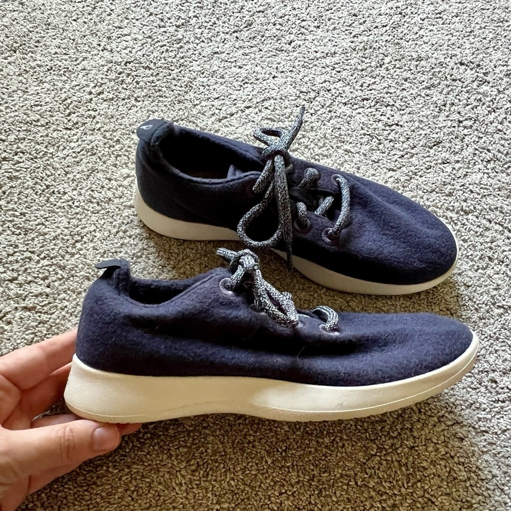 Allbirds Women's Sneakers in Navy and White